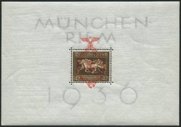 Dt. Reich Bl. 10 **, 1937, Block München-Riem, Pracht, Mi. 190.- - Andere & Zonder Classificatie