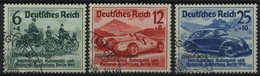 Dt. Reich 695-97 O, 1939, Nürburgring-Rennen, Prachtsatz, Mi. 100.- - Andere & Zonder Classificatie