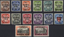 Dt. Reich 716-29 O, 1939, Danzig, Prachtsatz, Mi. 220.- - Otros & Sin Clasificación