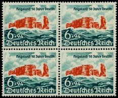 Dt. Reich 750 VB **, 1940, 6 Pf. Helgoland Im Viererblock, Pracht, Mi. 120.- - Andere & Zonder Classificatie