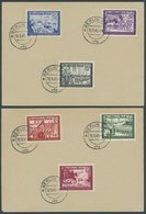 Dt. Reich 773-78 BrfStk, 1941, Postkameradschaft Auf 2 Blättern Mit Ersttagsstempeln, Pracht, R! - Autres & Non Classés
