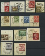 Dt. Reich 837-30,50-58 O,BrfStk , 1942/3, 13 Bogenecken, Pracht - Otros & Sin Clasificación