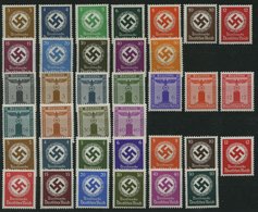 DIENSTMARKEN D 132-43,155-77 **, 1934-42, 3 Prachtsätze, Mi. 145.- - Dienstzegels
