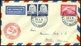 ZEPPELINPOST 317A BRIEF, 1935, 11. Südamerikafahrt, Bordpost, Prachtbrief - Zeppelins
