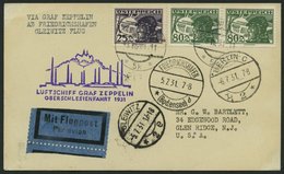 ZULEITUNGSPOST 115 BRIEF, Österreich: 1931, Oberschlesienfahrt, Prachtkarte - Zeppelin