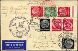 KATAPULTPOST 176c BRIEF, 5.9.1934, Europa - Southampton, Deutsche Seepostaufgabe, Frankiert U.a. Mit S 109, Drucksache,  - Cartas & Documentos