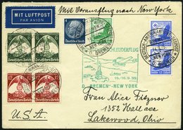 KATAPULTPOST 213b BRIEF, 15.9.1935, &quot,Bremen&quot, - New York, Seepostaufgabe, Prachtbrief - Cartas & Documentos
