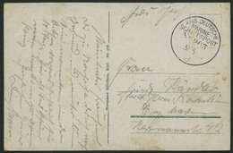 MSP VON 1914 - 1918 203 (Minenschiff PELIKAN), 31.5.1918, Feldpostkarte Von Bord Der Pelikan, Feinst - Marítimo