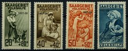 SAARGEBIET 122-25 **, 1927, Volkshilfe, Prachtsatz, Mi. 160.- - Sonstige & Ohne Zuordnung