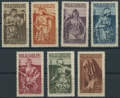 SAARGEBIET 199-205 **, 1934, Volksabstimmung, Prachtsatz, Mi. 170.- - Otros & Sin Clasificación