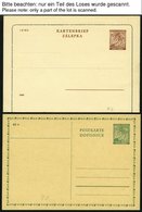 BÖHMEN UND MÄHREN A. K 2-P 12 BRIEF, 1939/40, 10 Verschiedene Ungebrauchte Ganzsachenkarten, Pracht - Sonstige & Ohne Zuordnung