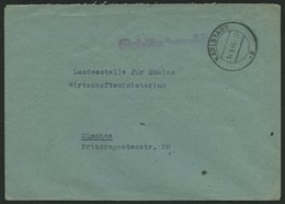 ALL. BES. GEBÜHR BEZAHLT KARLSTADT, 14.5.46, L1 Gebühr Bezahlt, Brief Feinst - Otros & Sin Clasificación