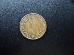 ALLEMAGNE : 1 REICHSPFENNIG  1935 J   KM 37   TTB - 1 Reichspfennig