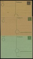 MECKLENBURG-VORPOMMERN P 5-7 BRIEF, Ganzsachen: 1945, 6 Pf., 6 Ungebrauchte Karten: P 5a,b, P 6 (3 Verschiedene Kartons) - Autres & Non Classés