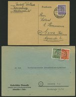 WEST-SACHSEN 116-19X BRIEF, 1945, Ziffer, Wz. 1X, Auf 3 Belegen Mit Verschiedenen Stempeln Aus THÜRINGEN, Pracht - Andere & Zonder Classificatie