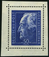 ALLGEMEINE-AUSGABEN 239 **, 1949, 50 Pf. Goethe, Pracht, Mi. 150.- - Otros & Sin Clasificación