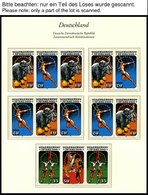 DDR 2983-86 **, 1985, Zirkus, Alle 16 Zusammendrucke Komplett (W Zd 645-52 Und S Zd 292-99), Pracht, Mi. 95.- - Usati