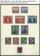 SAMMLUNGEN O, Gestempelte Sammlung DDR Von 1949-60 Im SAFE Falzlosalbum, Bis Auf Bl. 7 Und 8/9A,B Komplett, Fast Nur Pra - Collections