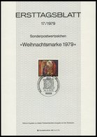 ERSTTAGSBLÄTTER 591-613 BrfStk, 1979, Kompletter Jahrgang, ETB 1 - 17/79, Pracht - Autres & Non Classés