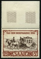 SAARLAND 291 **, 1950, 15 Fr. IBASA, Pracht, Mi. 85.- - Altri & Non Classificati