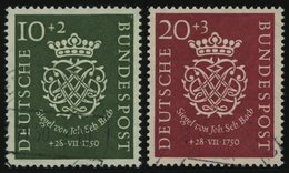 BUNDESREPUBLIK 121/2 O, 1950, Bach, Pracht, Mi. 100.- - Gebraucht