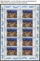 BUNDESREPUBLIK 1772-1804KB O, 1995, Komplett In Kleinbogen Mit Ersttags-Sonderstempeln, Pracht, Mi. 539.- - Oblitérés