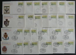 AUTOMATENMARKEN 1981/2, 3 Komplette Sätze Auf FDC`s: FDC 1, FDC 2 Und VS 4, Pracht - Timbres De Distributeurs [ATM]