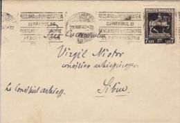 CORONATION OF KING CHARLES I ANNIVERSARY, STAMP ON COVER, 1940, ROMANIA - Storia Postale