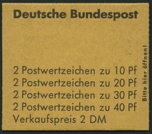 MARKENHEFTCHEN MH 18aRLV X **, 1972, Markenheftchen Unfallverhütung, 4. Deckelseite: Sieger, Randleistenvariante X, Prac - Sonstige & Ohne Zuordnung