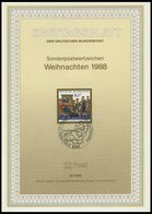 ERSTTAGSBLÄTTER 1347-96 BrfStk, 1988, Kompletter Jahrgang, ETB 1 - 33/88, Pracht - Other & Unclassified