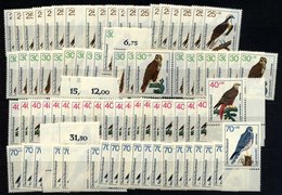 ENGROS 754-57 **, 1973, Vögel, 20 Prachtsätze, Mi. 160.- - Varietà E Curiosità