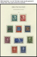 SAMMLUNGEN O, Saubere Gestempelte, In Den Hauptnummern Komplette Sammlung Von 1949-75 Im Leuchtturm Falzlosalbum Deutsch - Used Stamps