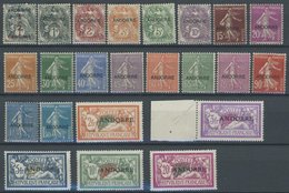 FRANZÖSISCHE-POST 1-23 **, 1931, ANDORRE, Prachtsatz, Mi. 2500.- - Other & Unclassified