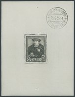 BELGIEN Bl. 3 **, 1935, Block SITEB, Ersttagsstempel Im Rand, Feinst, Mi. 400.- - Belgien