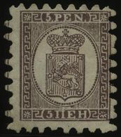 FINNLAND 5Bx (*), 1866, 5 P. Braunlila Auf Blasslila, Ein Paar Kürzere Zungen, Ohne Gummi, Feinst - Andere & Zonder Classificatie