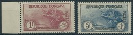 FRANKREICH 213/4 **, 1926/7, 1 Und 5 Fr. Kriegswaisen, Postfrisch, 2 Prachtwerte, Mi. 270.- - Other & Unclassified