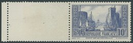 FRANKREICH 241II **, 1930, 10 Fr. Blau Hafen Von La Rochelle, Type II, Postfrisch, Pracht, Mi. 250.- - Otros & Sin Clasificación