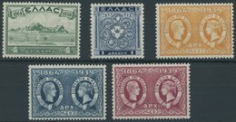 GRIECHENLAND 417-20 **, 1939, 4 - 20 Dr. Wiedervereinigung Der Ionischen Inseln, Postfrisch, 4 Prachtwerte, Mi. 140.- - Andere & Zonder Classificatie