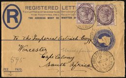 GROSSBRITANNIEN 65 BRIEF, 1901, 1 P. Königin Victoria Mit K2 ARMY POST OFFICE/B/ELANDS-FONTEIN Und Zensurstempel Auf Die - Usati