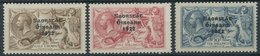 IRLAND 37-39I *, 1922, Dreizeiliger Aufdruck In Blauschwarz, Falzrest, Prachtsatz - Otros & Sin Clasificación