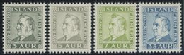 ISLAND 183-86 **, 1935, Jochumsson, Prachtsatz, Mi. 90.- - Andere & Zonder Classificatie