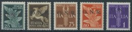 MILITÄRPOST-G.N.R. 35-39 **, 1930, 25 C. - 1 L. Flugpost, Postfrisch, 5 Prachtwerte, Mi. 125.- - Ohne Zuordnung