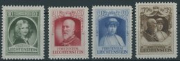 LIECHTENSTEIN 90-93 **, 1929, Regierungsantritt, Postfrischer Prachtsatz, Mi. 100.- - Andere & Zonder Classificatie