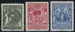 LIECHTENSTEIN 116-18 **, 1932, Jugendfürsorge, Postfrischer Prachtsatz, Mi. 220.- - Otros & Sin Clasificación