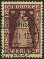 LIECHTENSTEIN 197 O, 1941, 10 Fr. Madonna, Pracht, Mi. 130.- - Andere & Zonder Classificatie