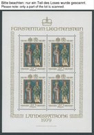 LIECHTENSTEIN 706-90KB **, 1978-81, Komplett In Kleinbogen, U.a. Mit Mi.Nr. 713-16, 725-27, 734, 743-48, 757-60, Postfri - Autres & Non Classés