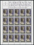 LIECHTENSTEIN 791-833KB **, 1982/3, Komplett In Kleinbogen, U.a. Mit Mi.Nr. 828/9, Postfrisch, Pracht, Sehr Günstig Ausg - Autres & Non Classés