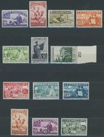 LUXEMBURG 266-80 **, 1935, Hilfswerk Für Emigrierte Intellektuelle, Prachtsatz, Mi. 1200.- - Otros & Sin Clasificación