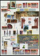 MAKEDONIEN **, Postfrische Partie Verschiedener Ausgaben Von 1992-95, Dazu Zwangszuschlagsmarken Fast Komplett, Prachter - Makedonien