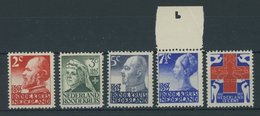 NIEDERLANDE 196-200 **, 1927, Rotes Kreuz, Postfrischer Prachtsatz, Mi. 70.- - Altri & Non Classificati